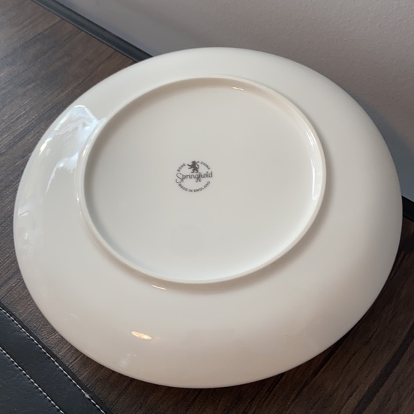 Four (4) Springfield Bone China fruited salad plates 7.5” - Picture 8 of 9